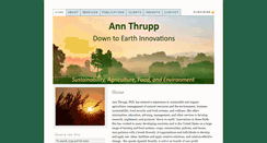 Desktop Screenshot of annthrupp.net