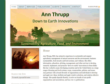 Tablet Screenshot of annthrupp.net